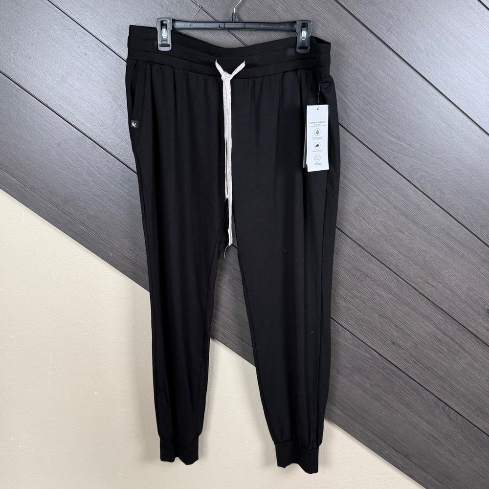 Glyder Halfway Jogger Women XL Black Modal Drawstring Pants NWT $80 Athleisure